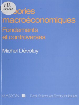 cover image of Théories macroéconomiques